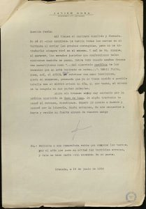Carta de Javier Egea a Editorial Hiperión (junio, 1990). E-MS-2 (4-1)