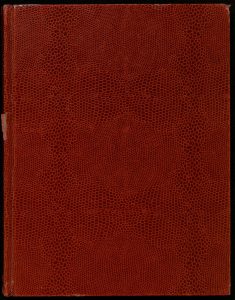 Cbierta cuaderno de notas Sonetos del diente de oro. E-MS-1 (2-24)