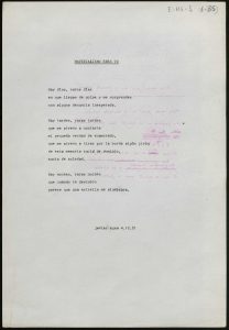Manuscrito Javier egea. Materialismo eres tú. E-MS-1 (1-35)