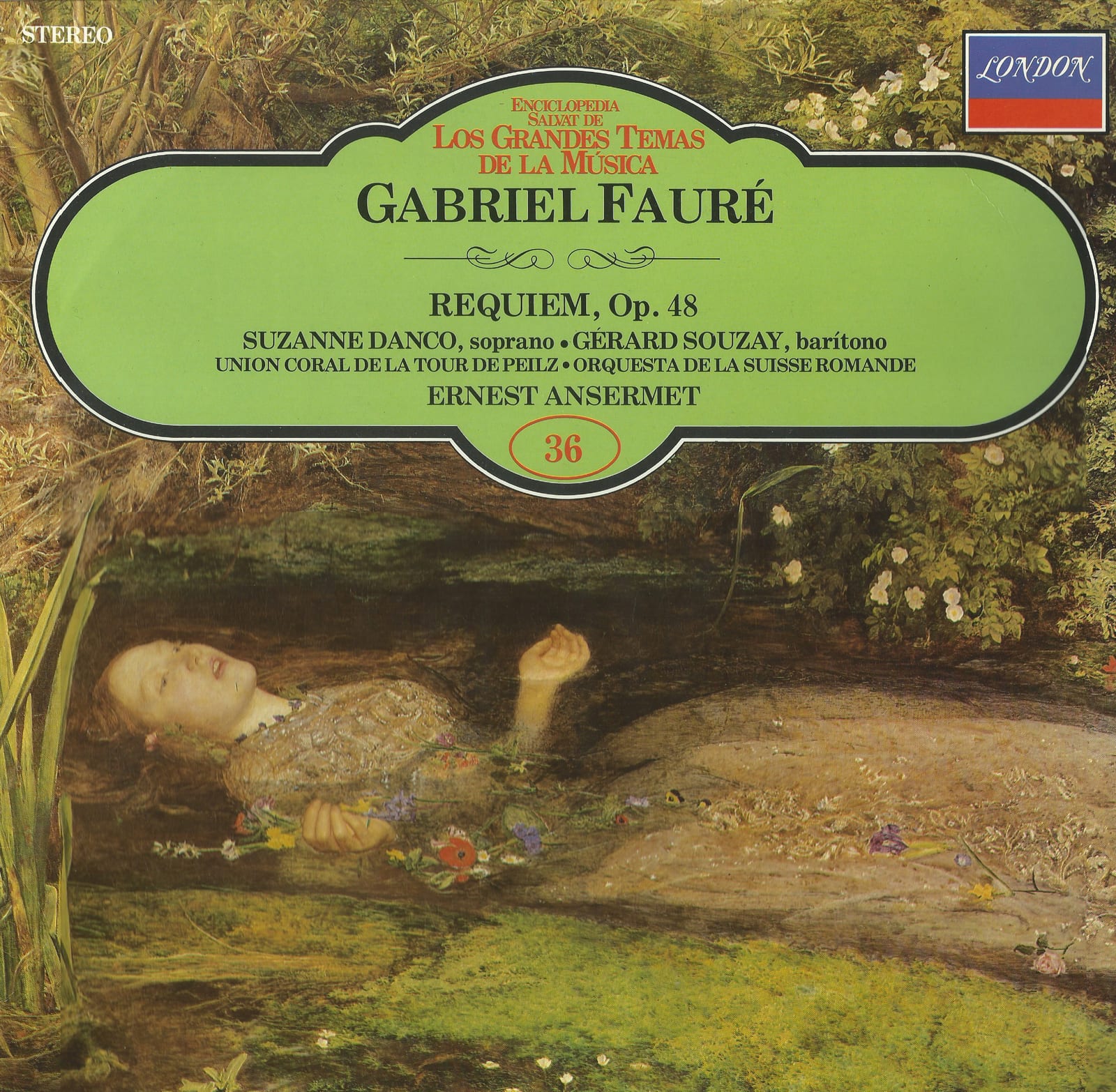 Réquiem, de Gabriel Fauré. Vinilo.