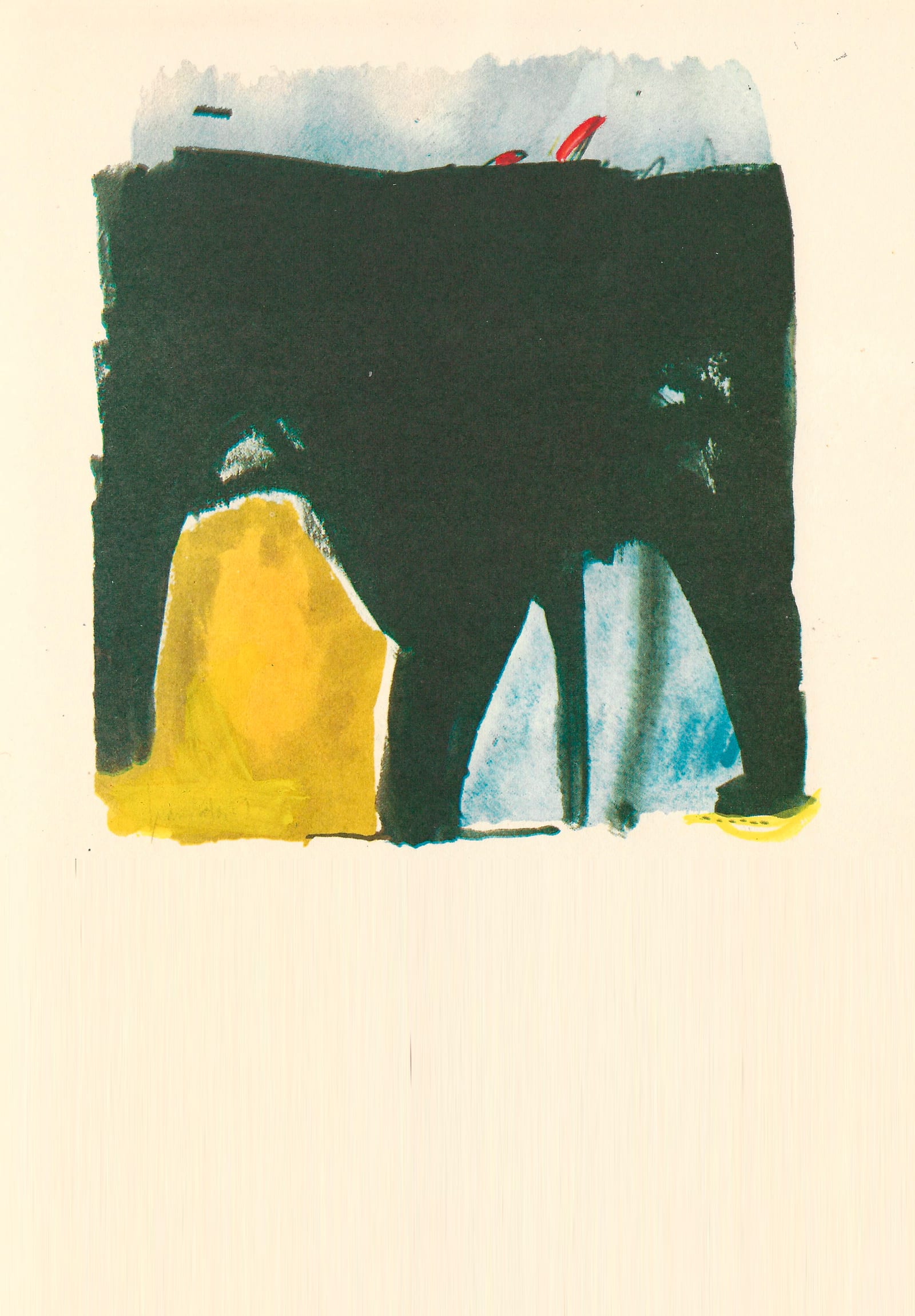 Dibujo de Juan Vida en El Viajero (plaquette, 1981)