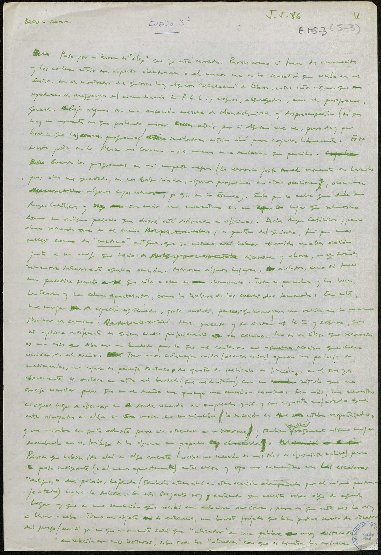 Manuscrito Javier egea Sueño 3º. E-MS-3 (5-3)