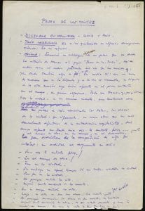 Manuscrito proyecto Paseo de los tristes. E-MS-1 (1-168)