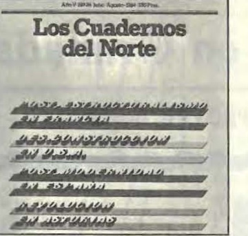 Portada de la revista «Los Cuadernos del Norte»