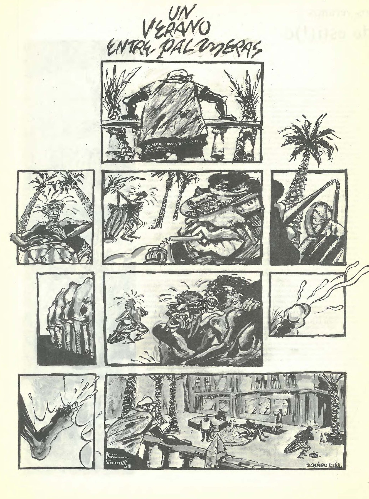 Un verano entre palmeras — Equipo G.E.L.